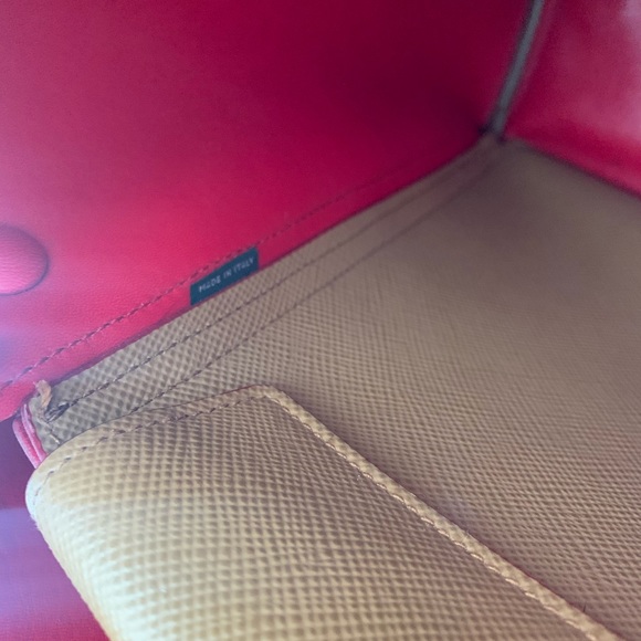 Prada Cuir Double Bag- Saffiano Caramel Leather - Picture 15 of 16